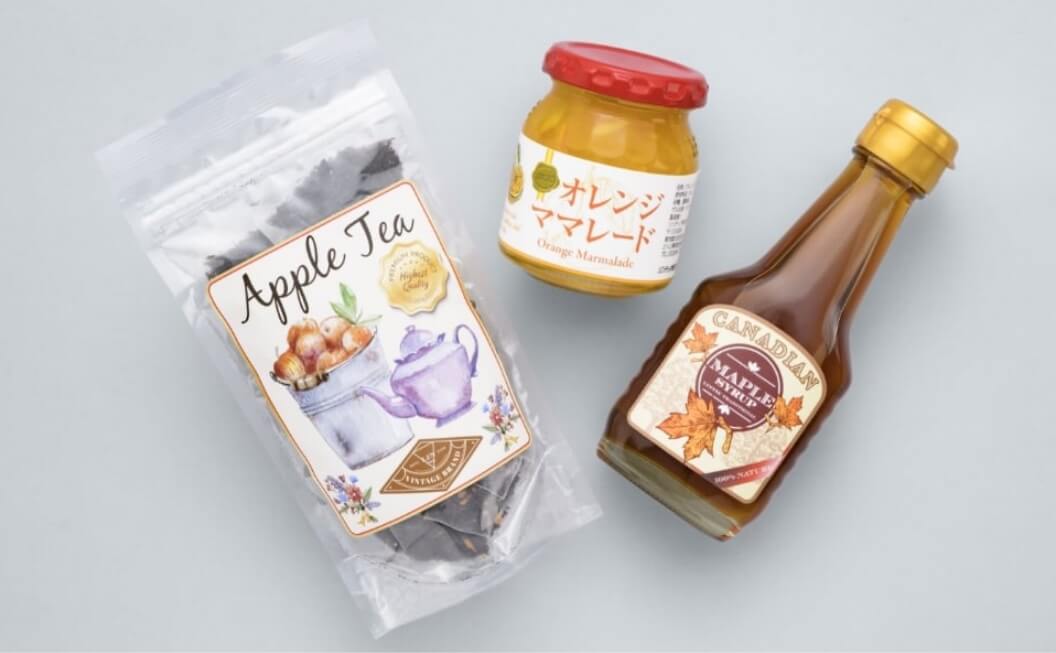 食品の表示ラベル