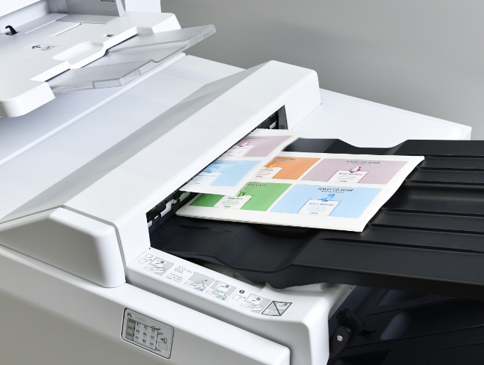 産業用デジタル印刷機対応ラベル素材(耐水紙)
